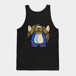 Tsukiyomi, Kami of the Tanuki Moon Tank Top